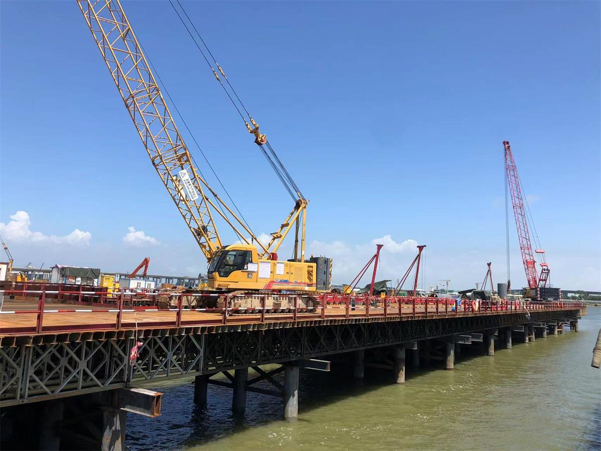 中鐵隧道局廣深高速二期工程海上鋼管樁便橋 中鐵隧道局廣深高速二期工程海上鋼管樁便橋
